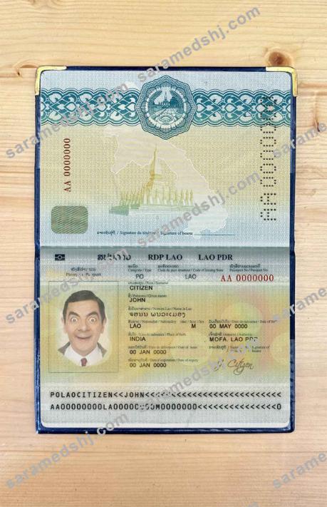 Laos passport photo look